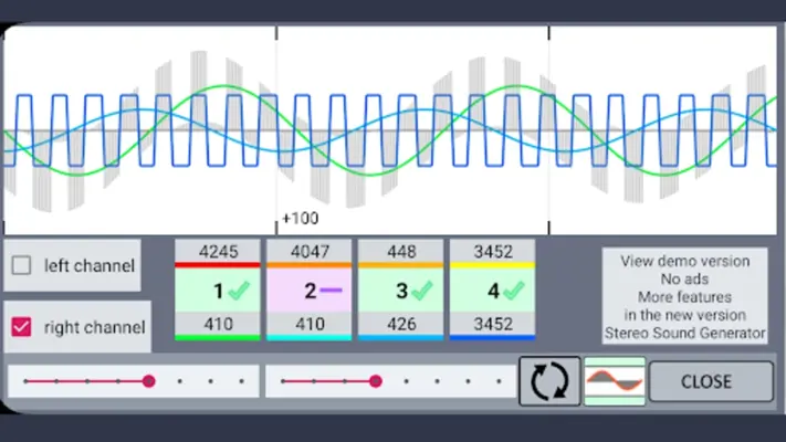 Frequency Sound Generator android App screenshot 0