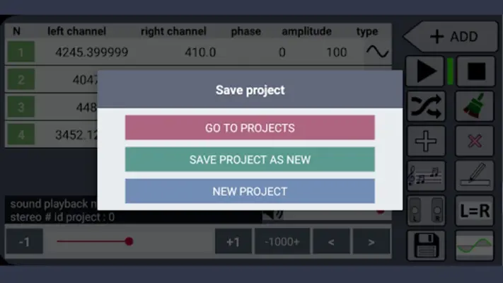 Frequency Sound Generator android App screenshot 5